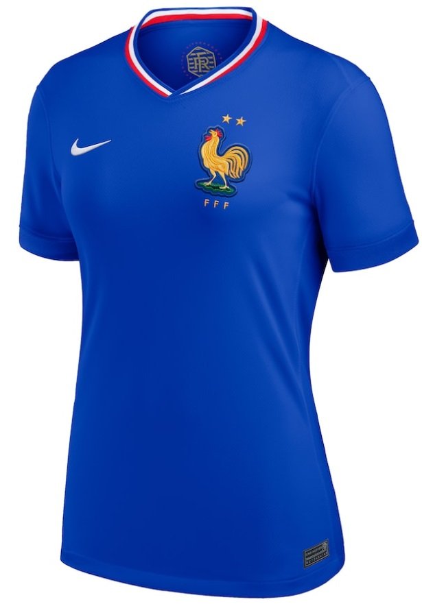 Camisa Feminina I Seleção da França 2024 Home 